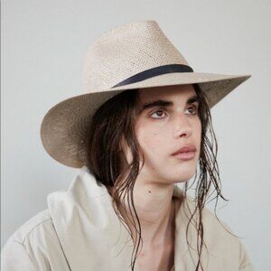 Janessa Leone Cooper Packable Straw Hat Size S